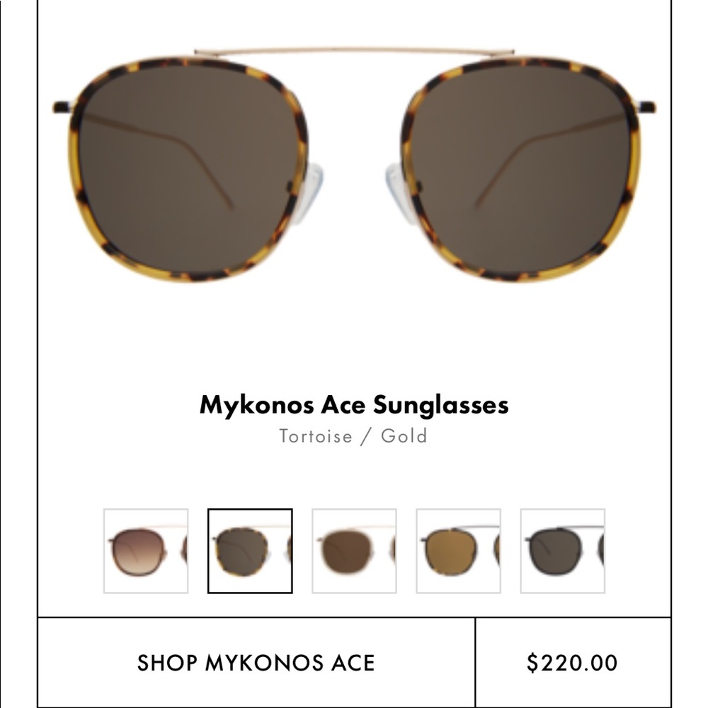 Illesteva Tortoise Sunglasses
